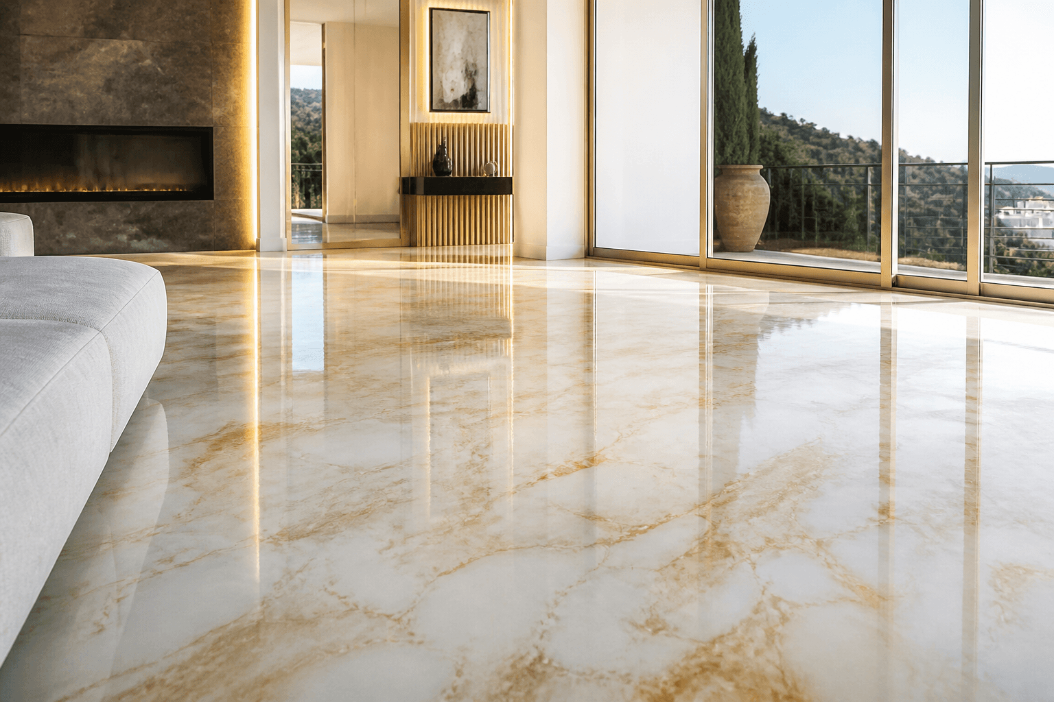 Intérieur résine époxy premium